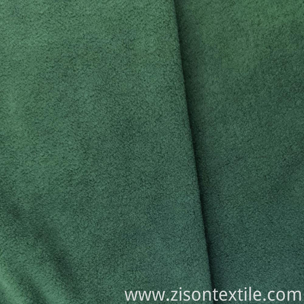 Double Sided Brushed Polyester Knitted Polar Fleece Fabric